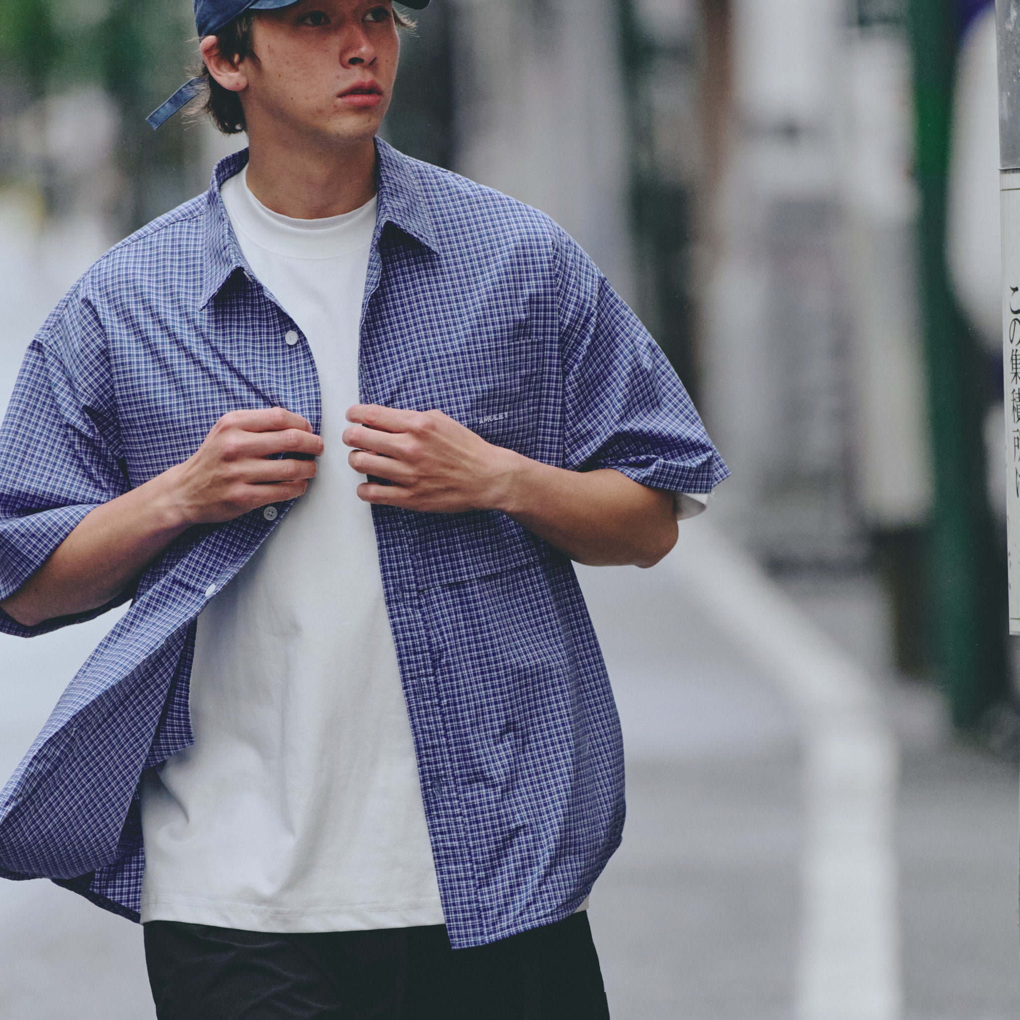AMULET OXFORD SHIRT NAVY