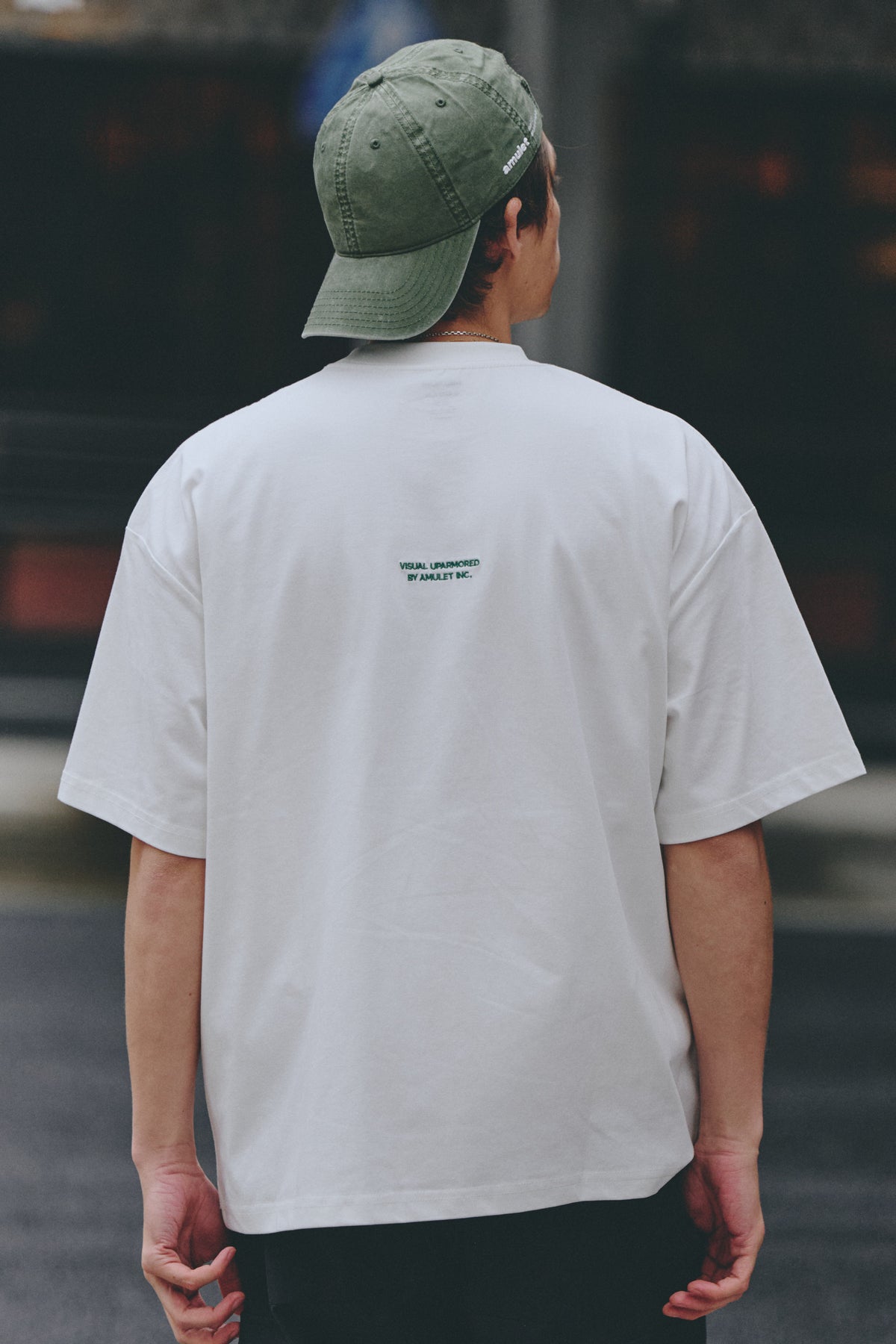 AMULET LOGO WASHED CAP / DENIM