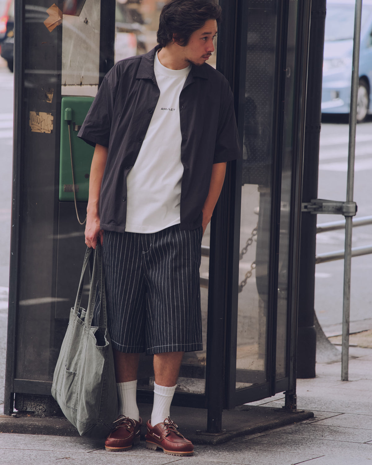 AMULET SIGNATURES SHORTS / DENIM