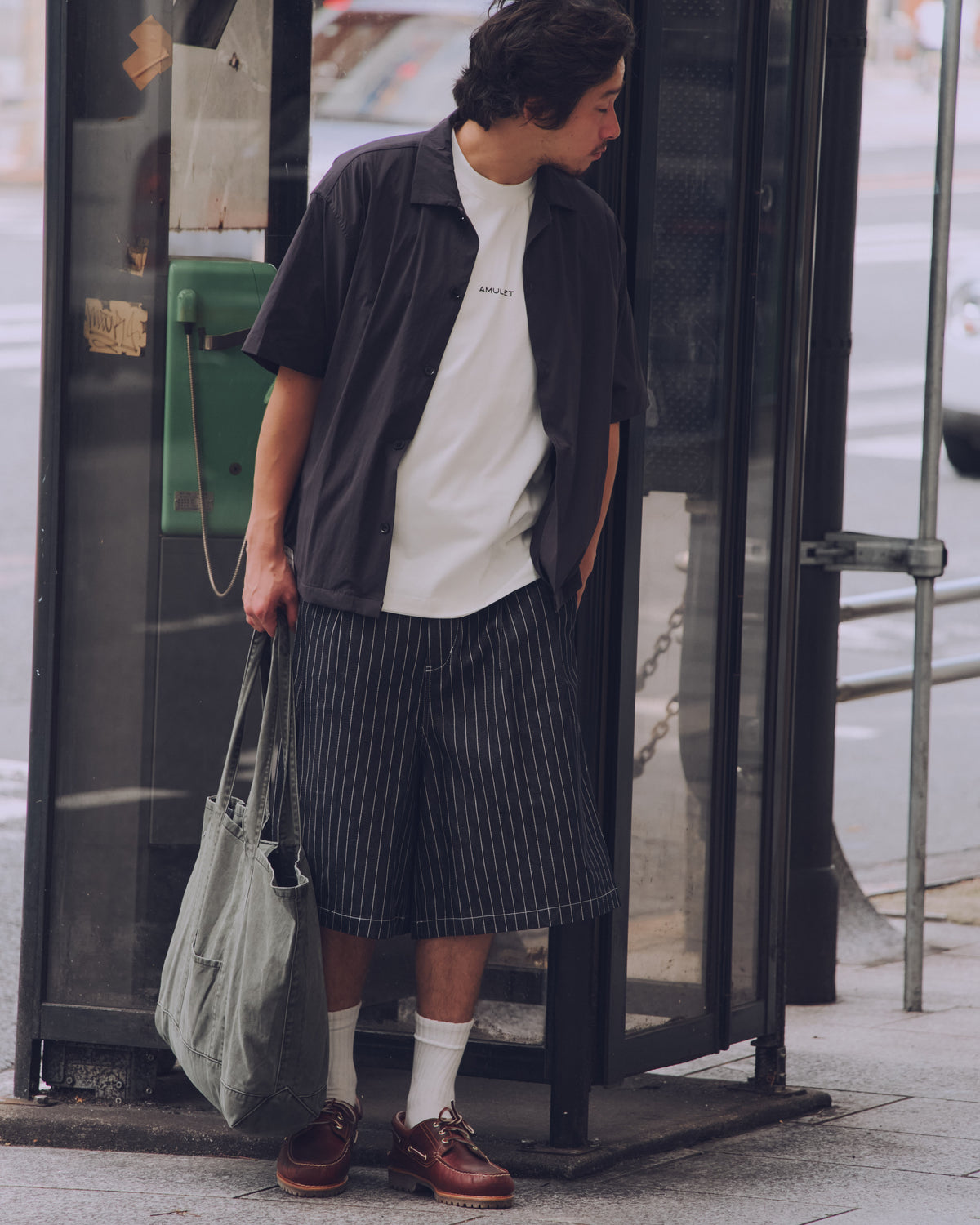 AMULET SIGNATURES SHORTS / DENIM