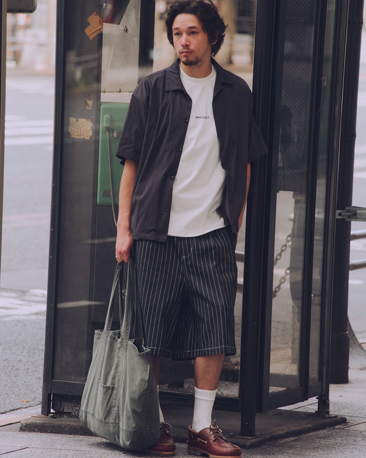 AMULET SIGNATURES SHORTS / DENIM
