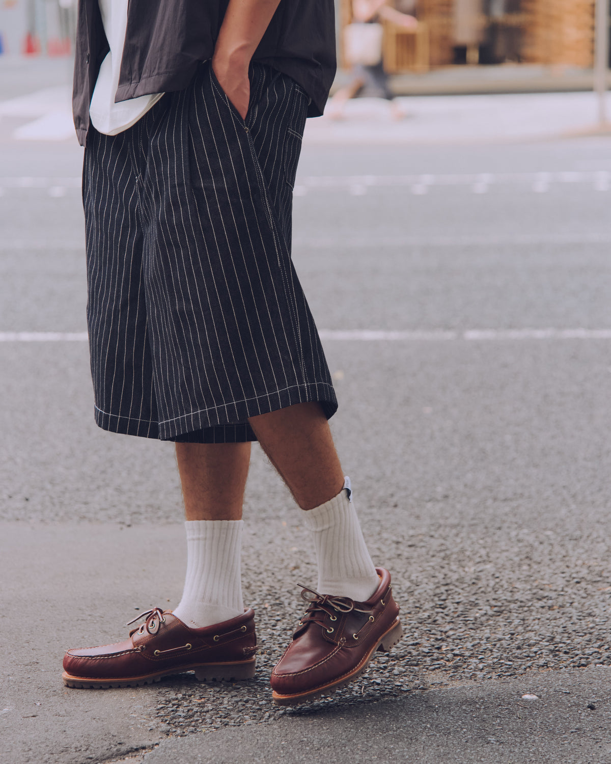 AMULET SIGNATURES SHORTS / DENIM