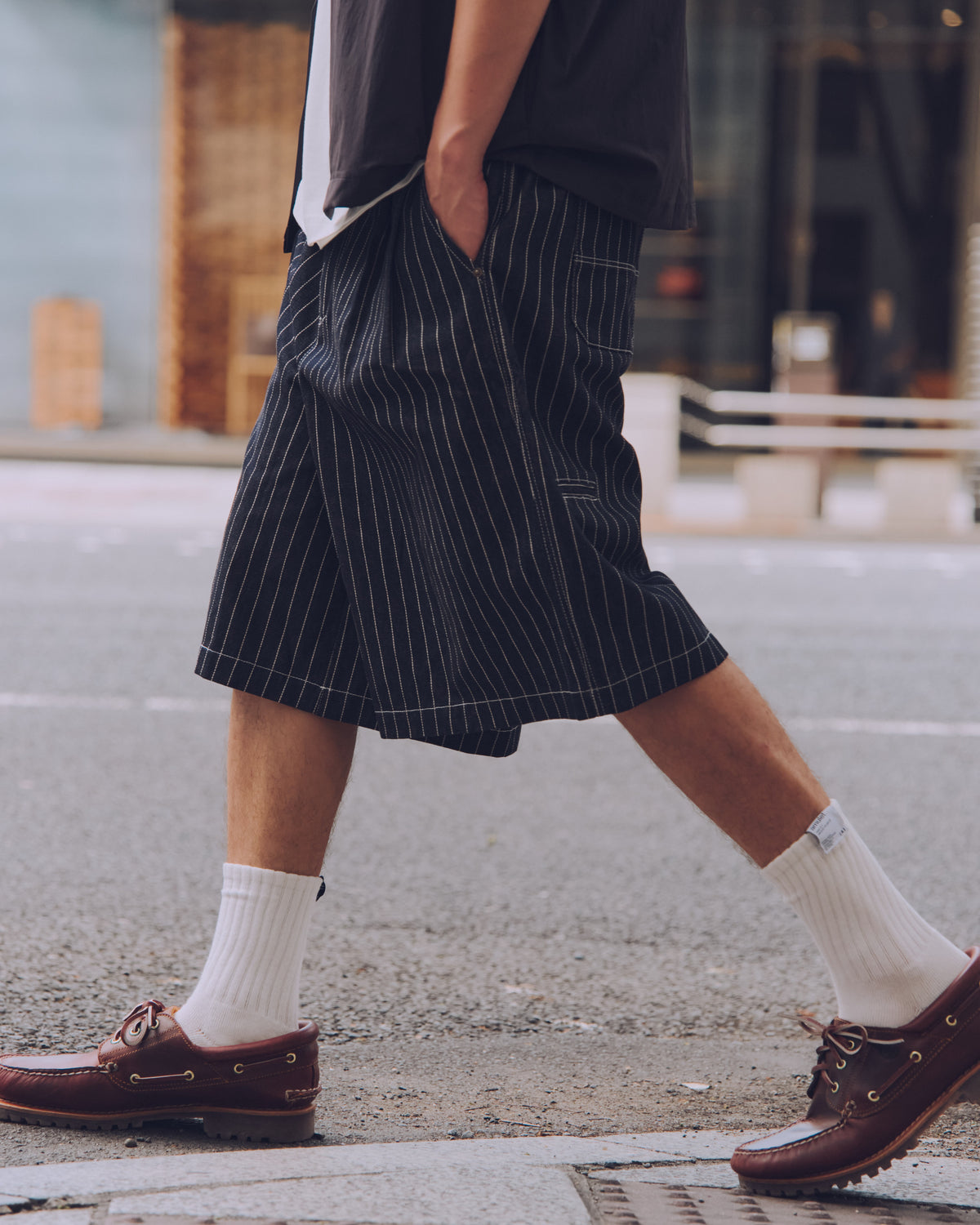 AMULET SIGNATURES SHORTS / DENIM
