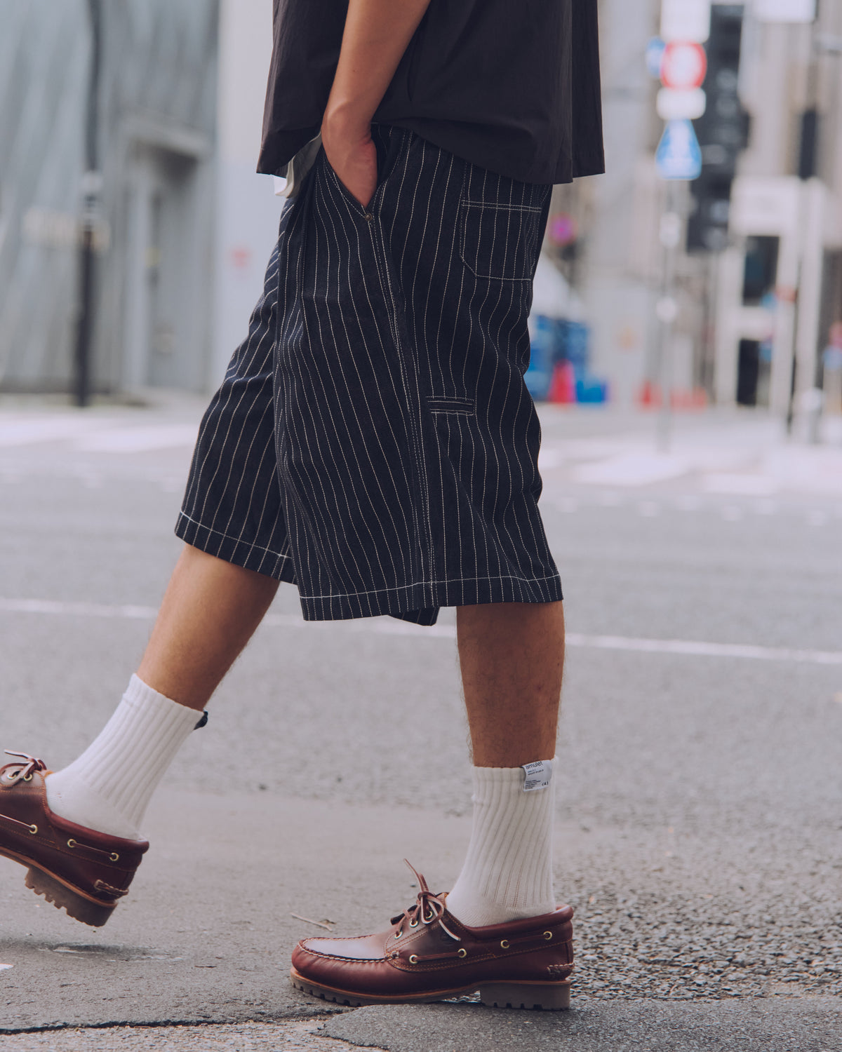 AMULET SIGNATURES SHORTS / DENIM