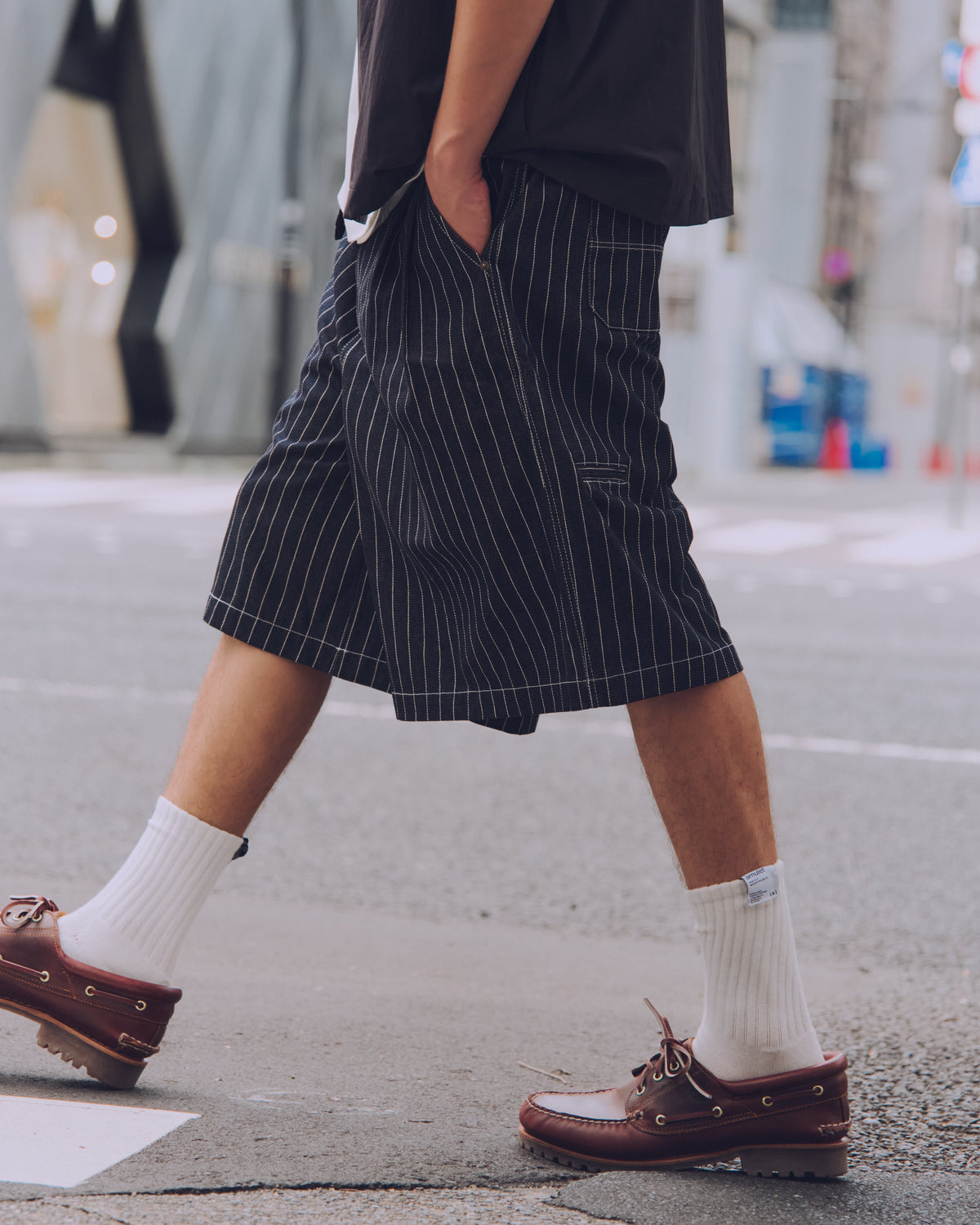 AMULET SIGNATURES SHORTS / DENIM