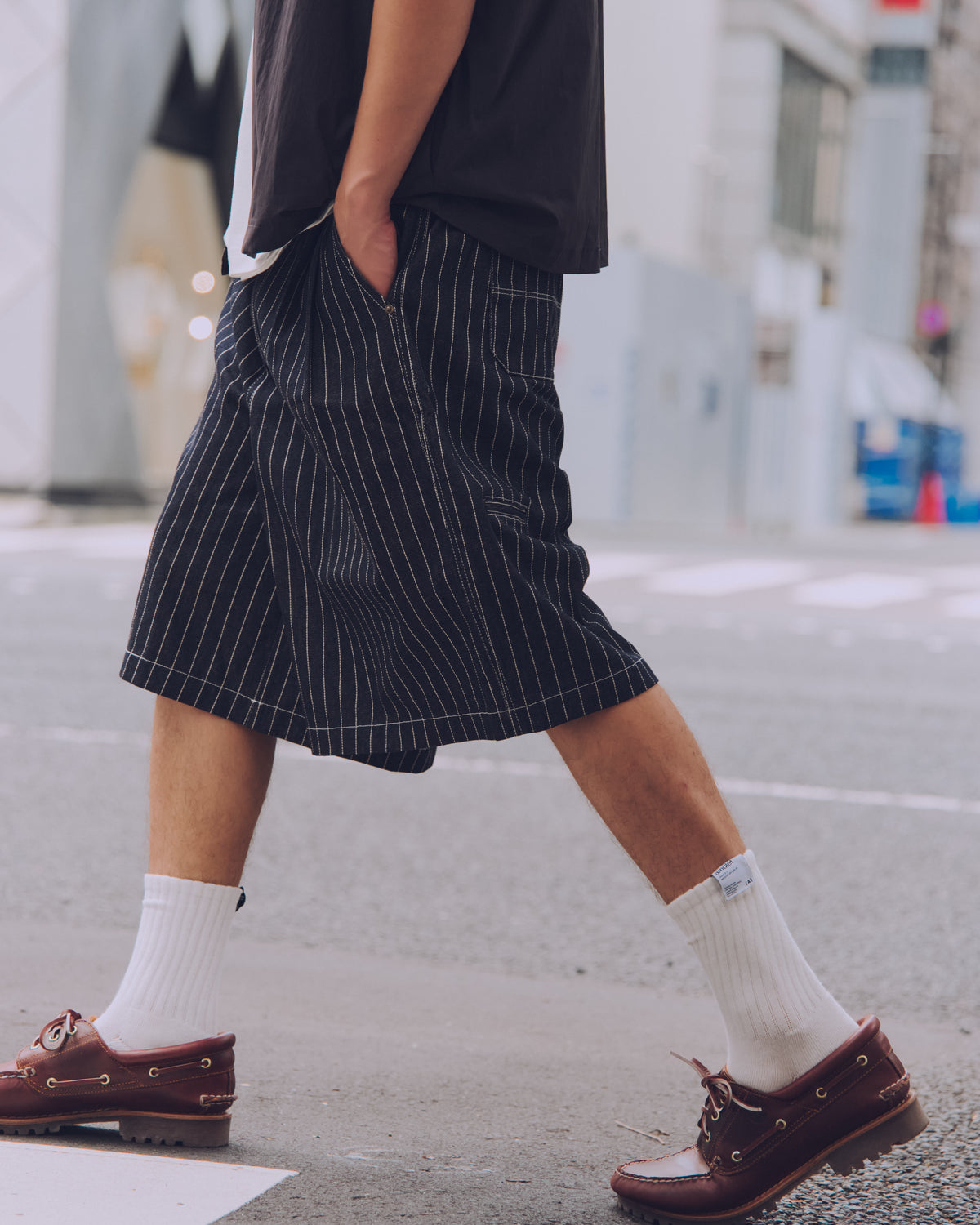AMULET SIGNATURES SHORTS / DENIM