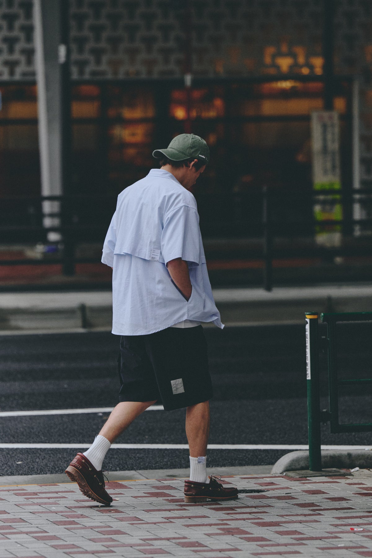 AMULET LOGO WASHED CAP / BEIGE