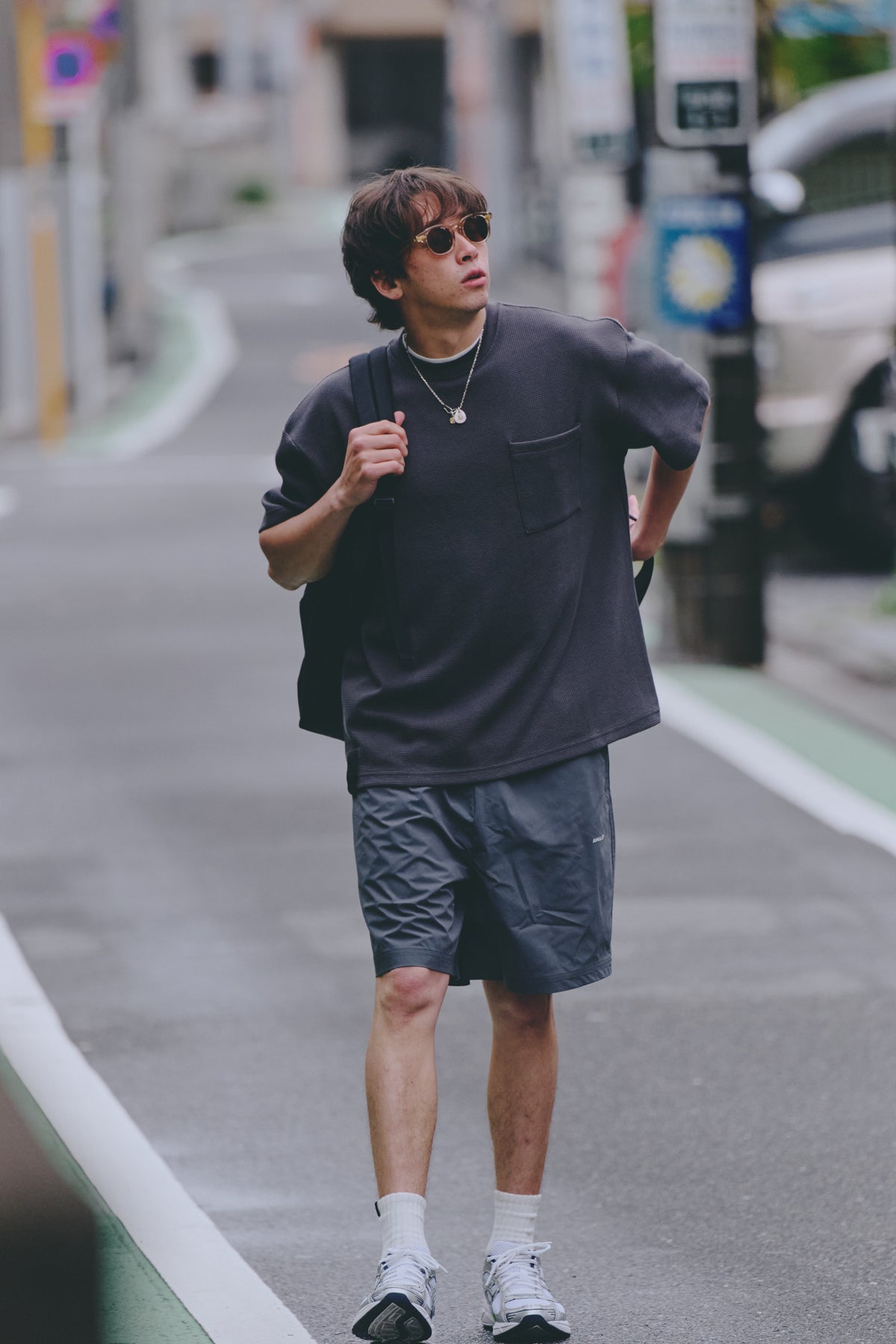 AMULET EASY SHORTS / CHARCOAL