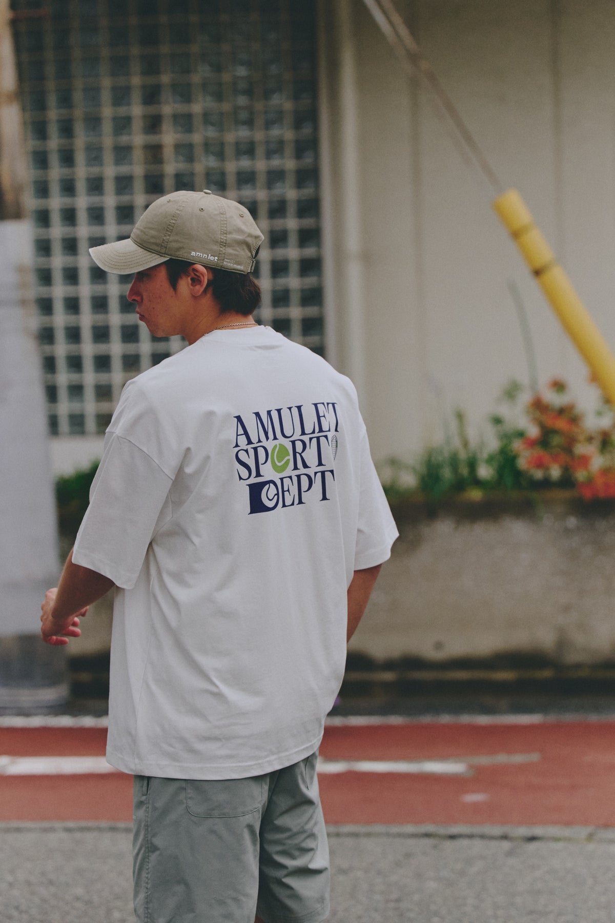 AMULET TENNIS TEE / NAVY