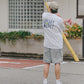 AMULET TENNIS TEE / NAVY