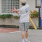 AMULET TENNIS TEE / NAVY