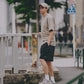 AMULET EASY POCKET SHORTS / BEIGE