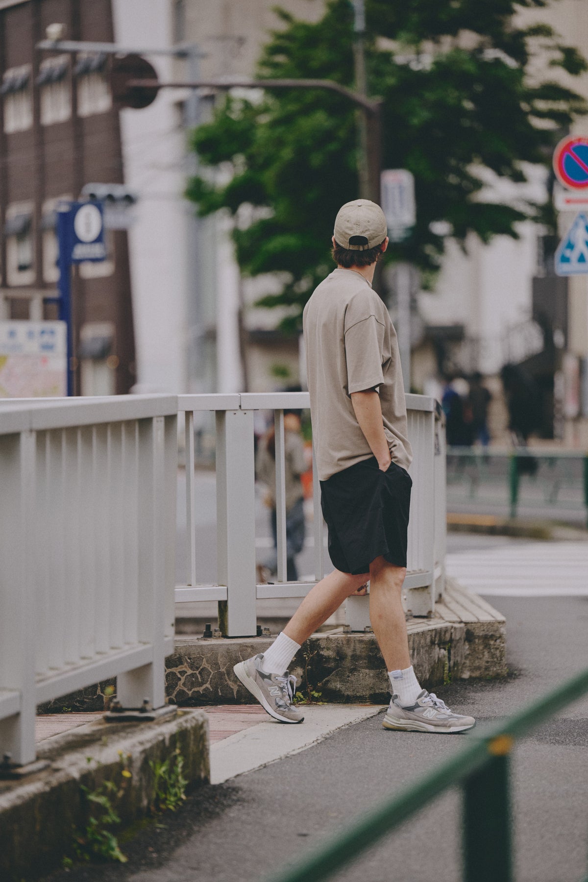 AMULET BASIC TEE/ NAVY