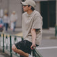AMULET LOGO WASHED CAP / BEIGE