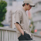 AMULET BASIC TEE/ NAVY