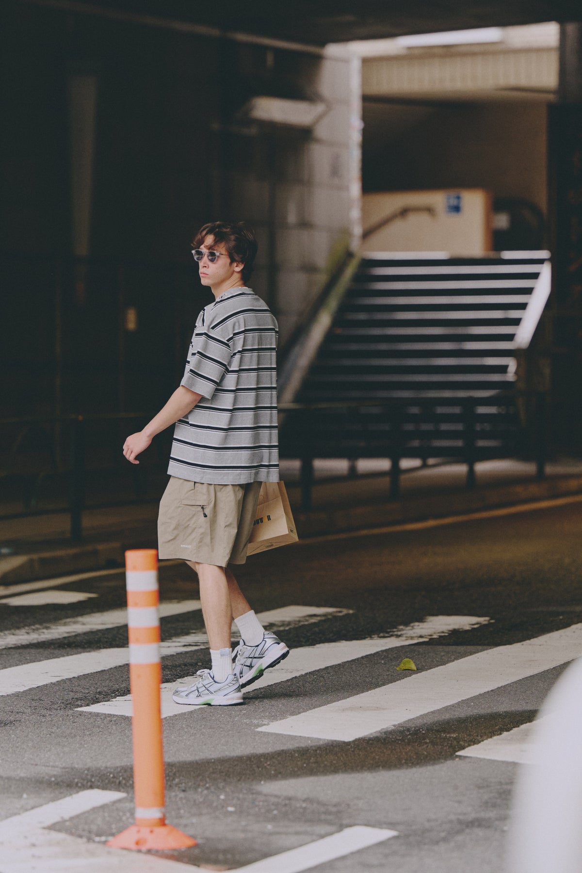 AMULET EASY POCKET SHORTS / BEIGE
