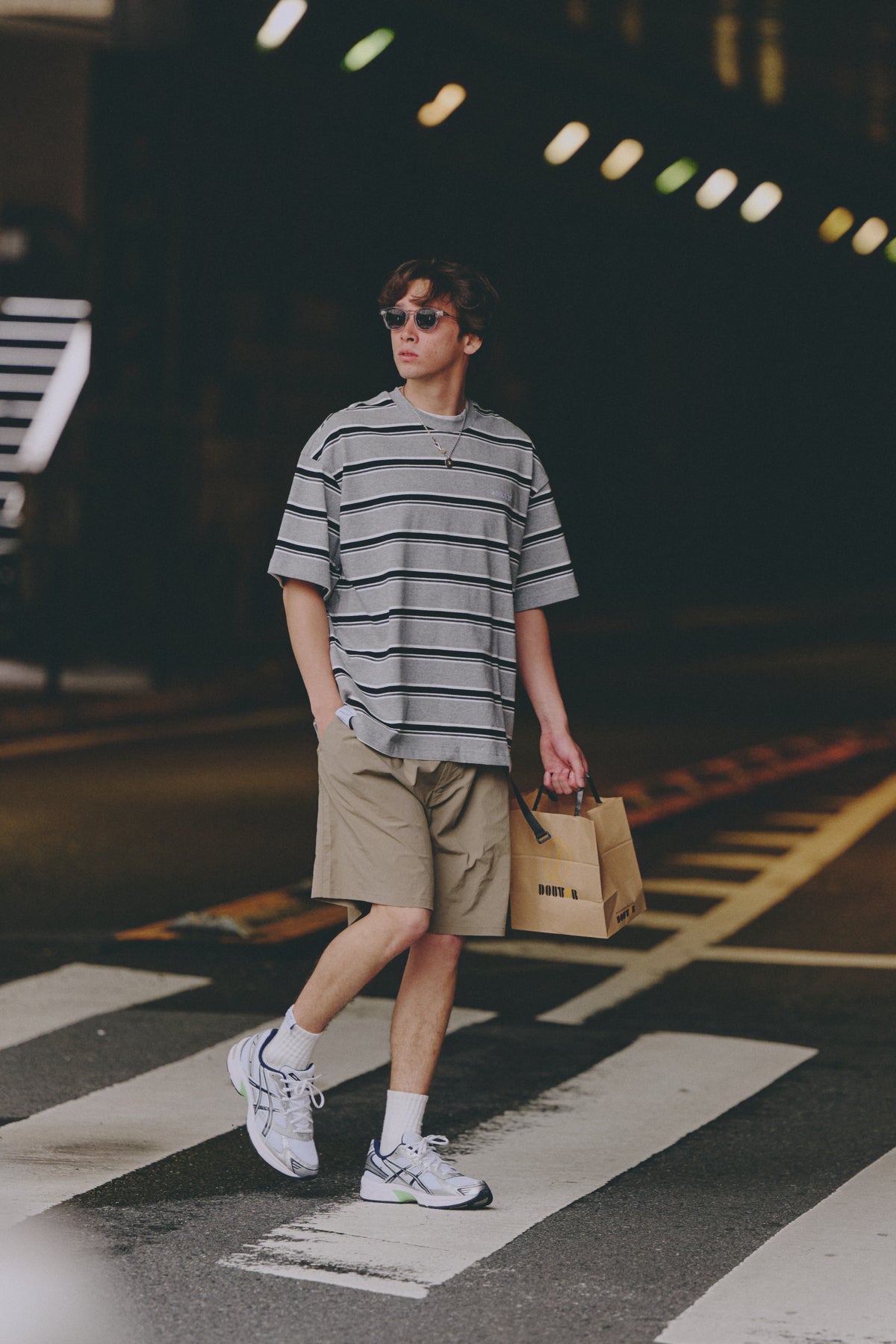 AMULET EASY POCKET SHORTS / BEIGE