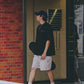 AMULET BASIC TEE/ BLACK
