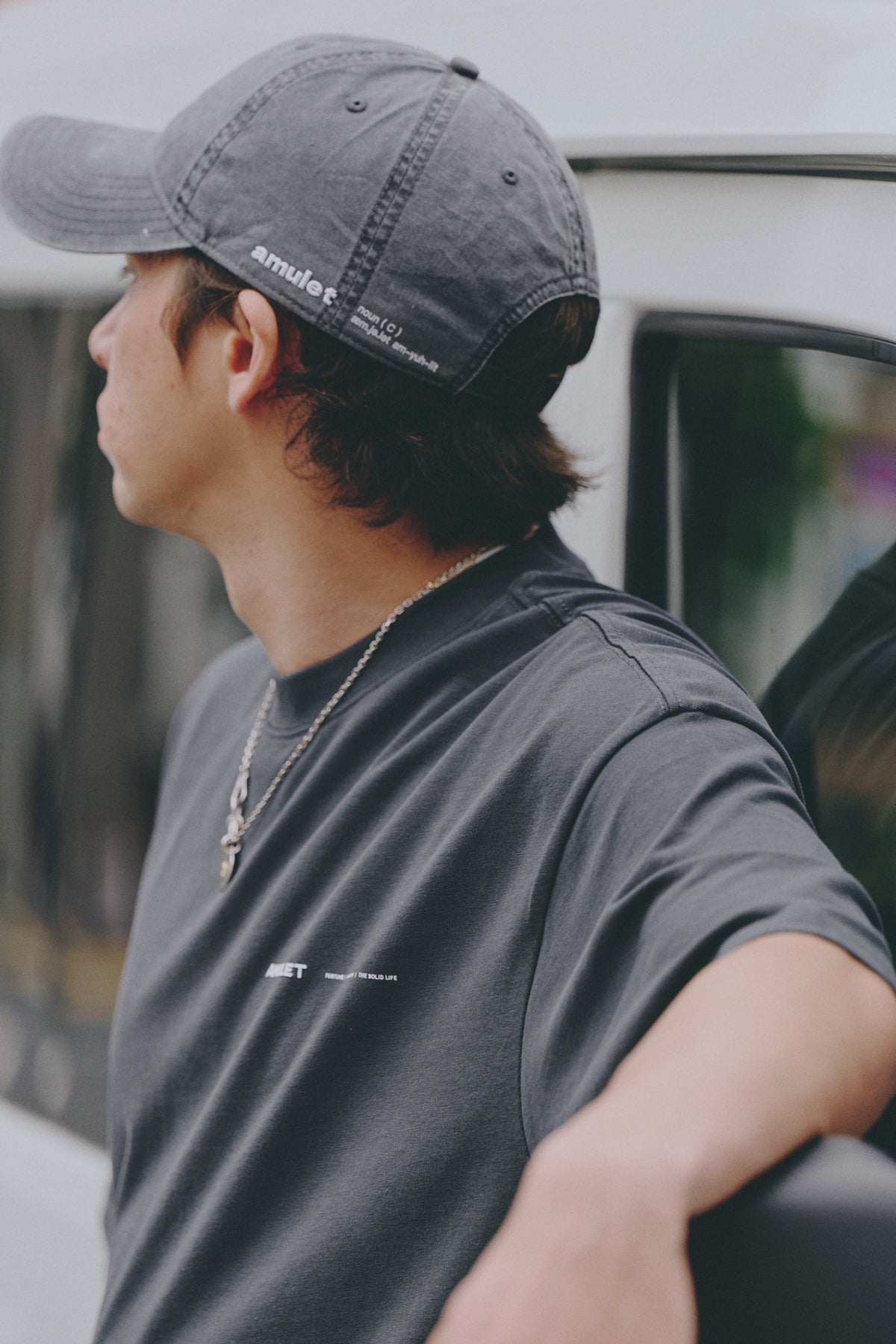 AMULET BASIC TEE/ NAVY