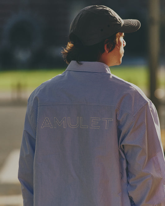 AMULET COOLNESS SHIRTS LS / STRIPE OXFORD