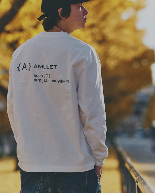 AMULET BASIC TEE LS / WHITE