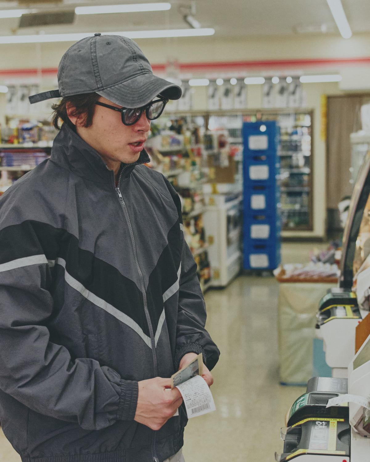 AMULET V LINE TRAINING JACKET / GREY