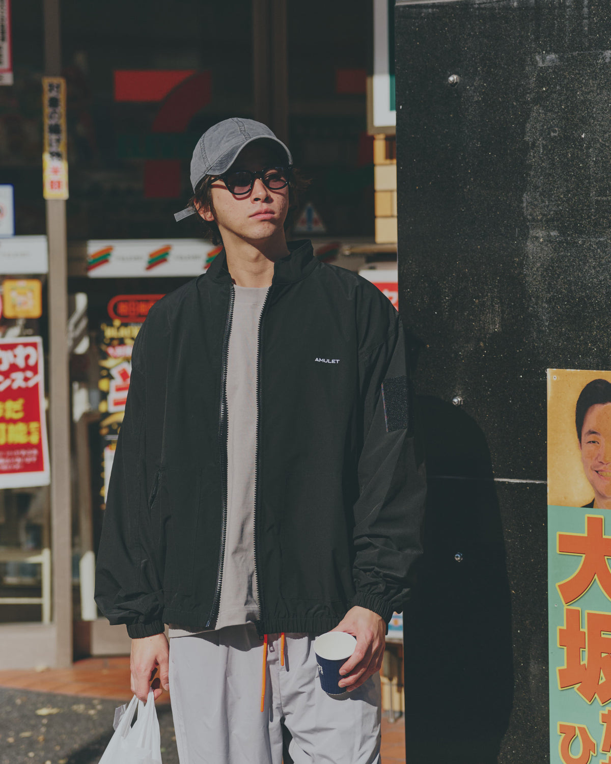 AMULET ZIPPER JACKET / BLACK