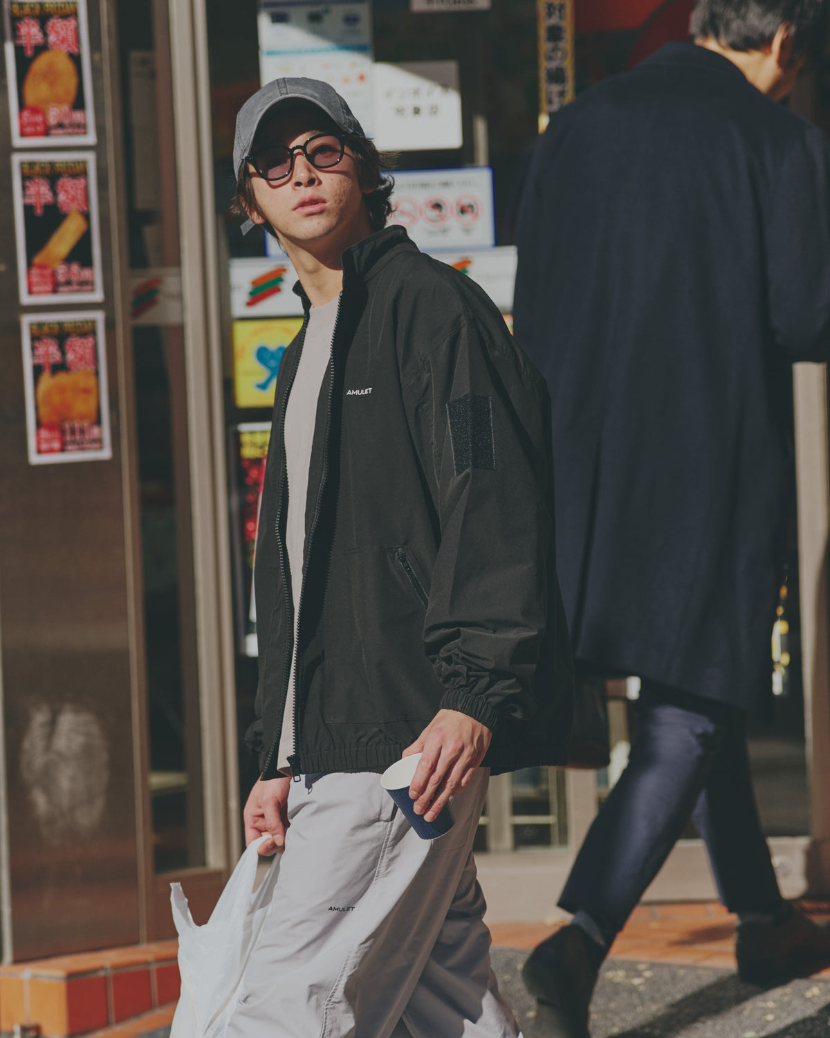 AMULET ZIPPER JACKET / BLACK