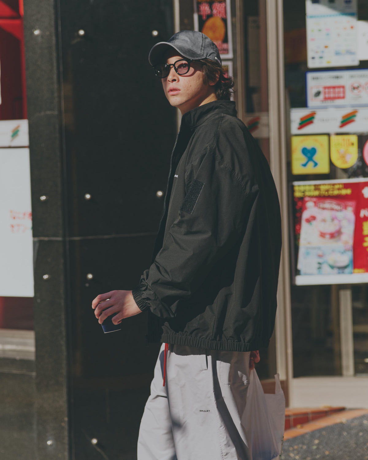 AMULET ZIPPER JACKET / BLACK