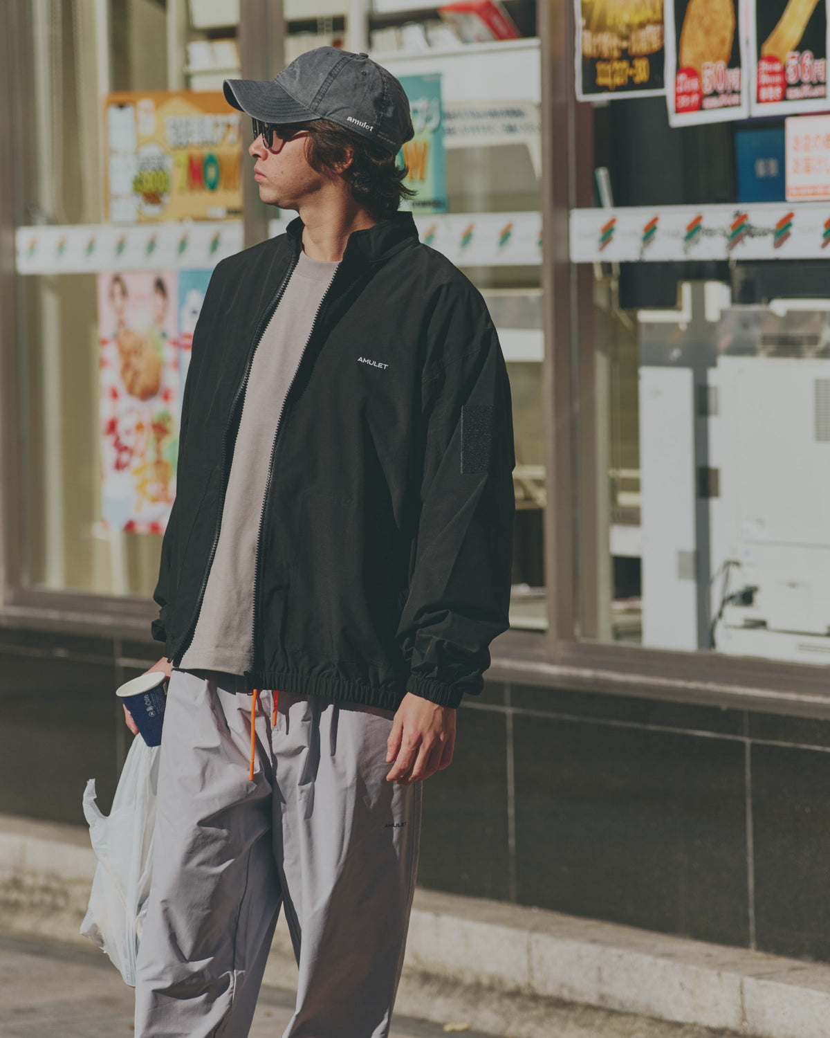 AMULET ZIPPER JACKET / BLACK