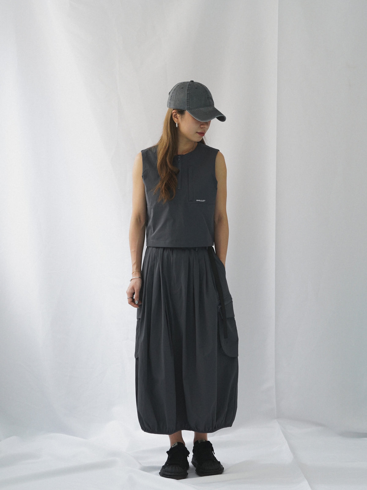 AMULET W TECH TANK TOP 2.0 / GREY