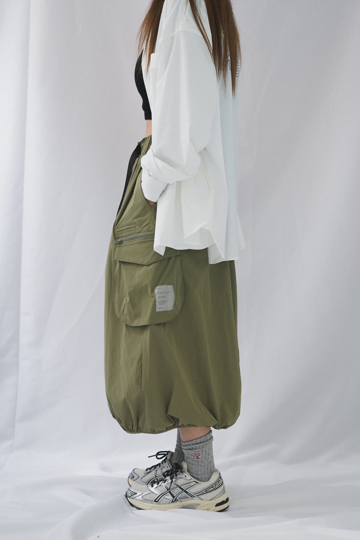 AMULET BALLOON SKIRT 2.0 / OLIVE