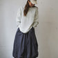 AMULET BALLOON SKIRT GREY