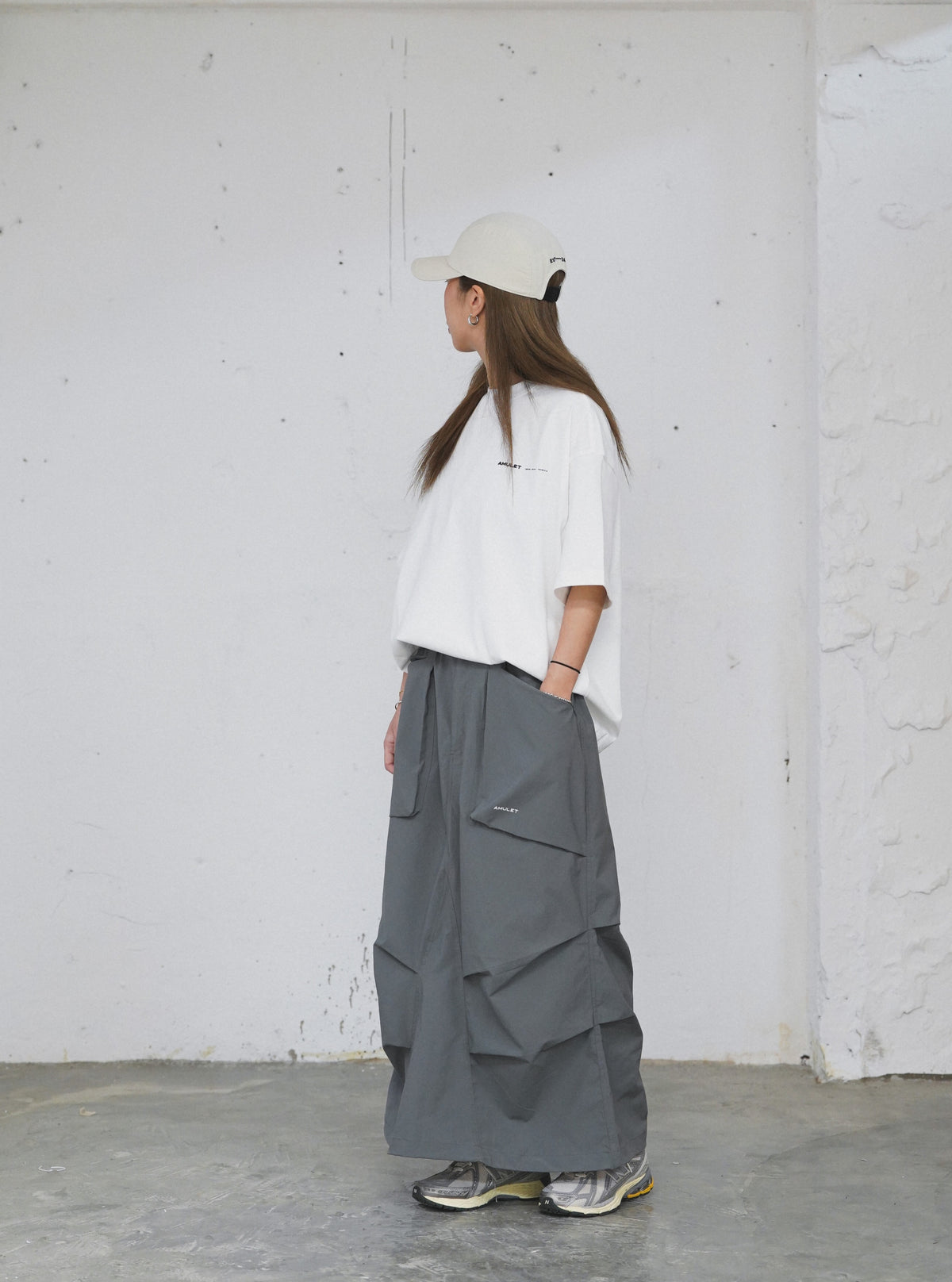 AMULET WORKER SKIRT BEIGE