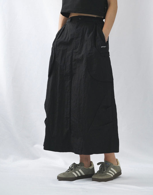 AMULET ROUND BAG SKIRT / BLACK