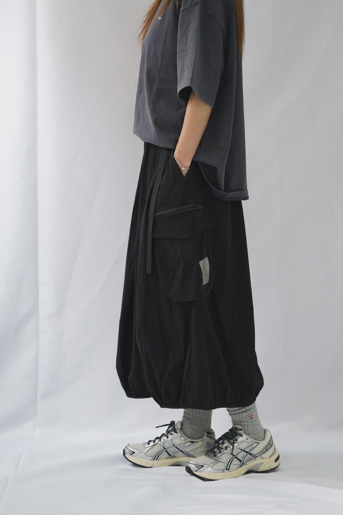 AMULET BALLOON SKIRT 2.0 / BLACK