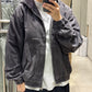 AMULEL ZIP UP JACKET WASHED CORDUROY