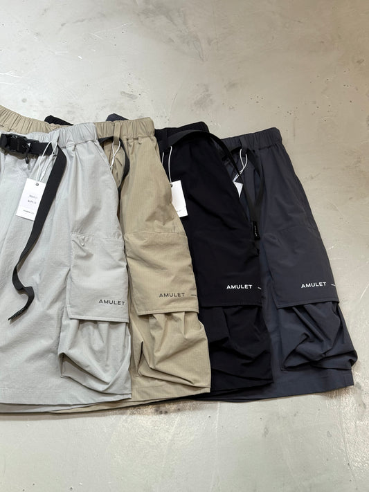 AMULET 3D POCKET SHORTS BEIGE