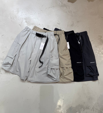 AMULET 3D POCKET SHORTS CHARCOAL