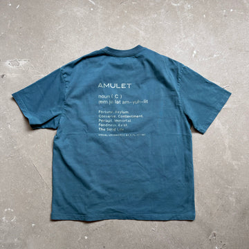 AMULET INGREDIENTS WASHED TEE NAVY