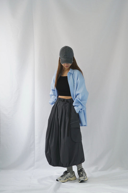 AMULET BALLOON SKIRT 2.0 / GREY