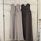 AMULET TECH POCKET DRESS LT GREY
