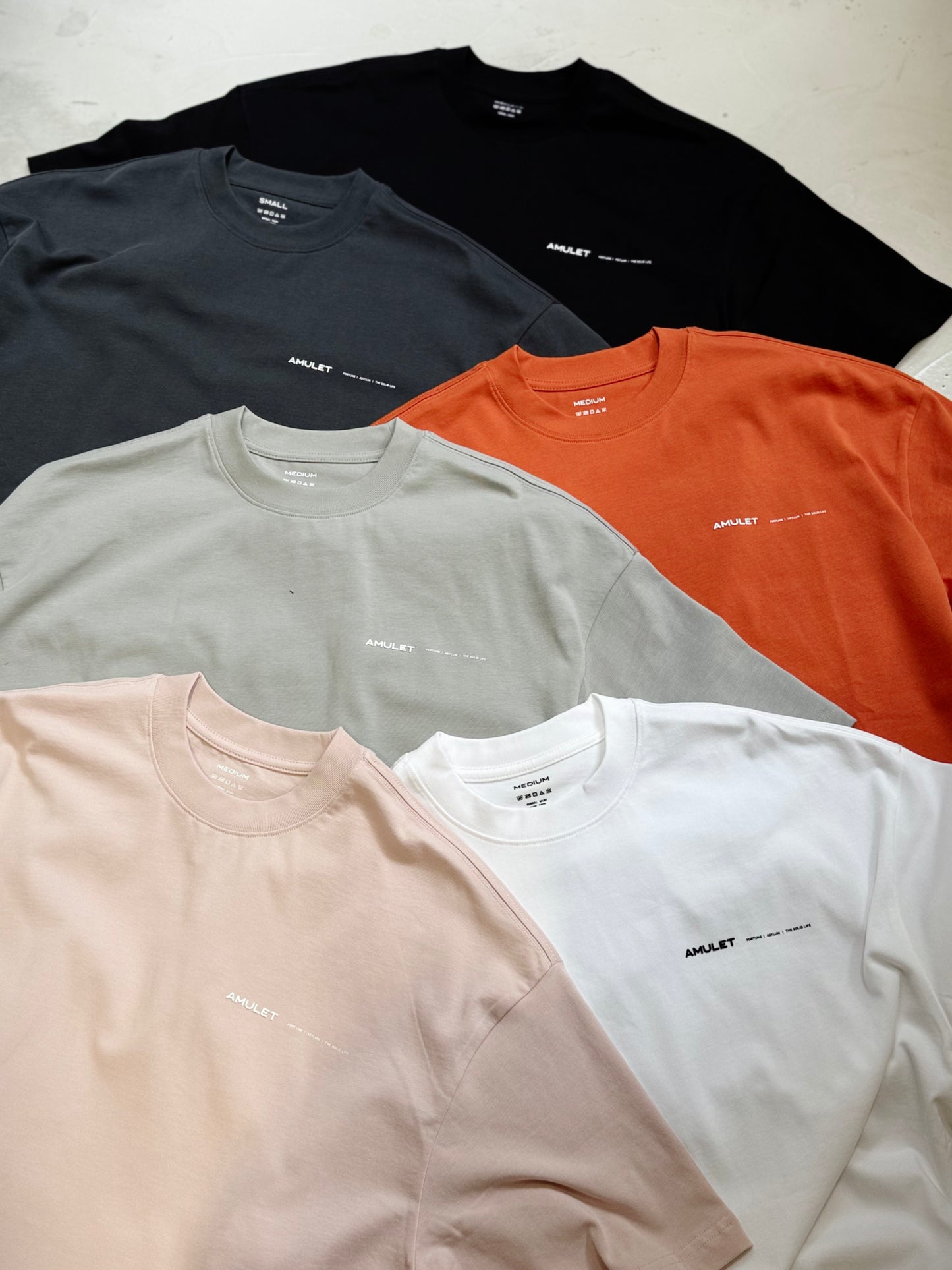 AMULET BASIC TEE/ NAVY