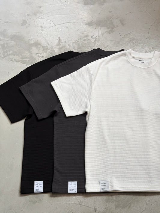 AMULET WAFFLE TEE WHITE