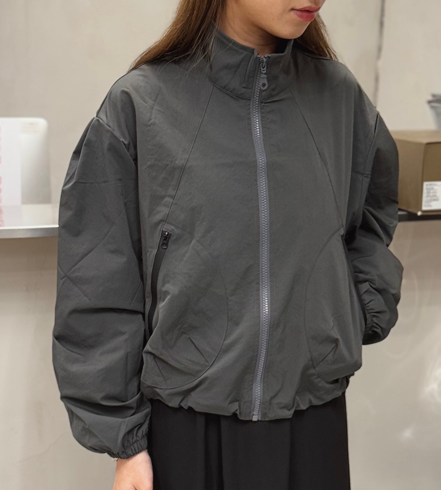 AMULET WOMEN TRAINING JACKET / BLACK