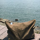 AMULET WASHED TOTE BAG / BROWN