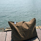 AMULET WASHED TOTE BAG / BROWN