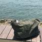 AMULET WASHED TOTE BAG / GREY