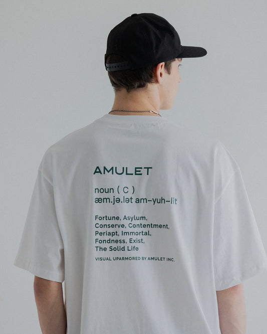 AMULET INGREDIENTS TEE WHITE