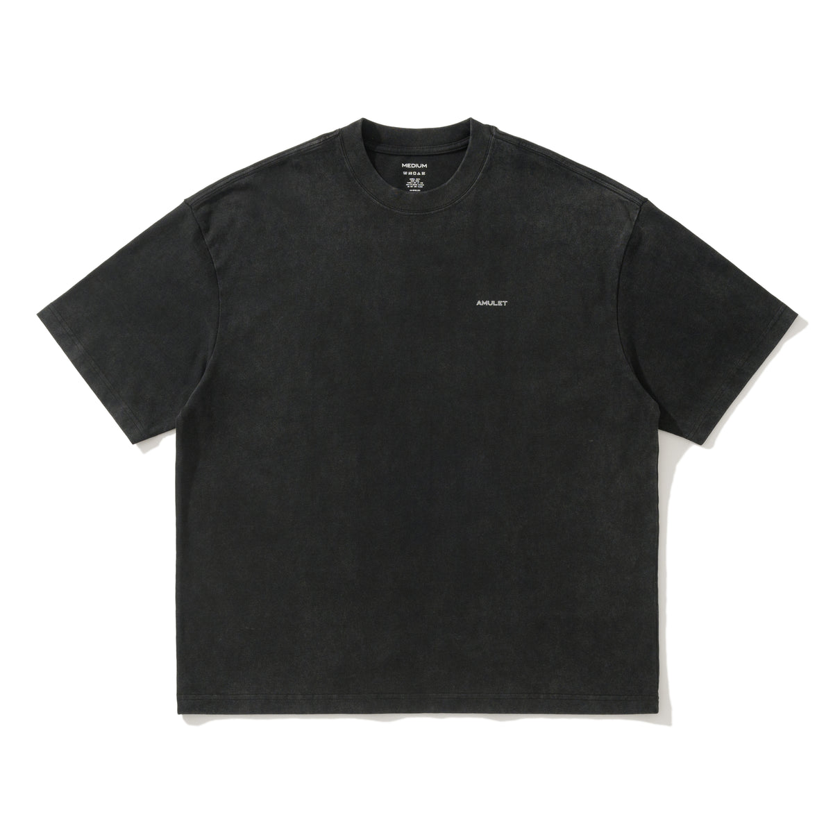 AMULET VIRTUAL WASHED TEE LT GREY